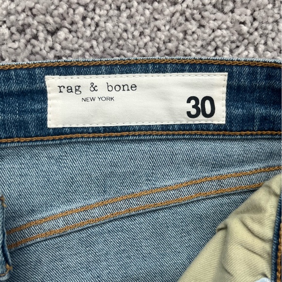 Rag and Bone NINA HIGH- RISE ANKLE FLARE jeans size 30 - Picture 3 of 7